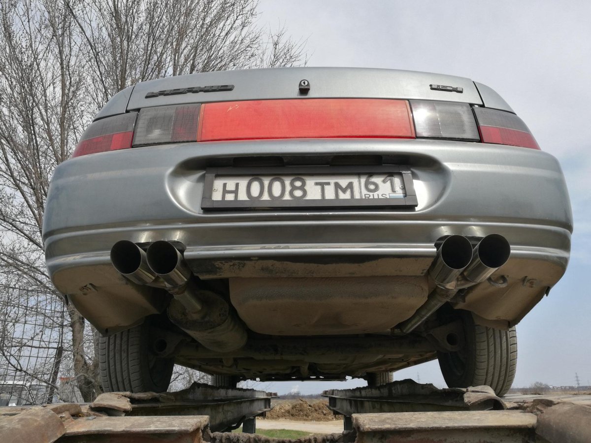 ВАЗ 2112 2 выхлоп