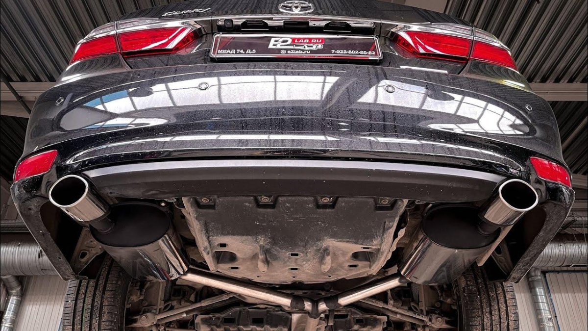 Toyota Camry v55 выхлоп