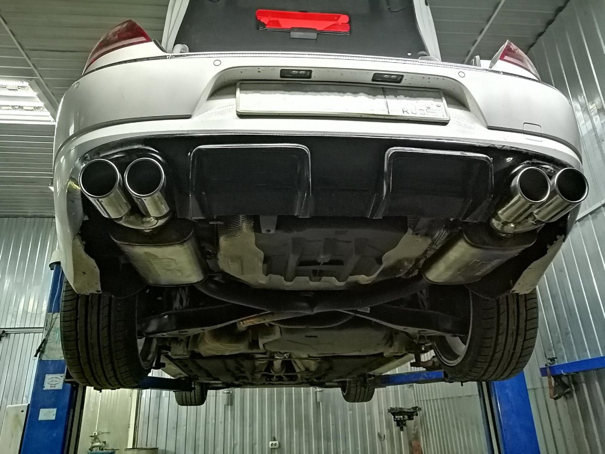 Passat cc 3,6 выхлоп