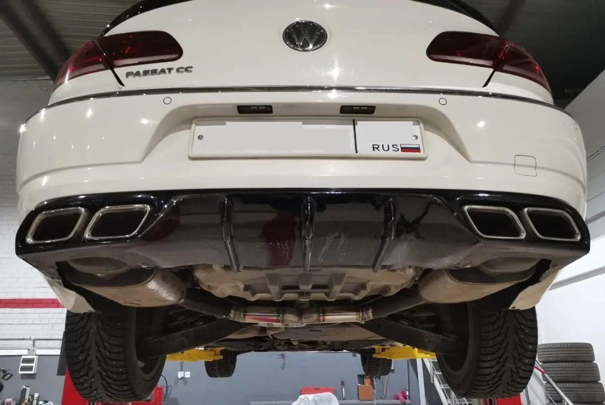 Выхлоп Volkswagen Passat cc