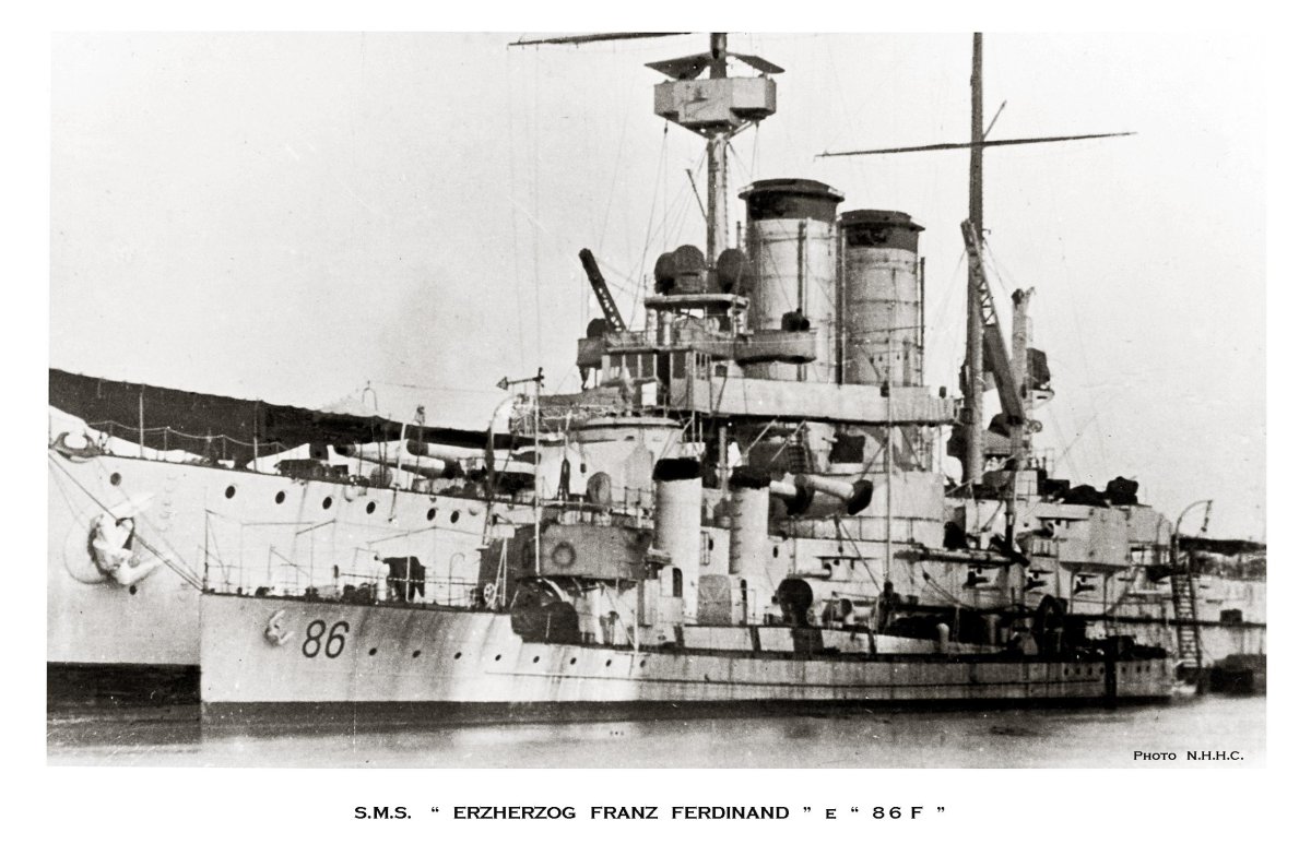 Броненосец Kronprinz Erzherzog Rudolf
