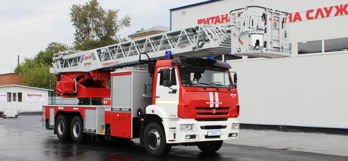 КАМАЗ автолестница ал-55
