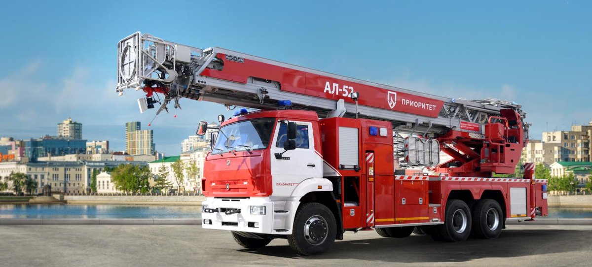 Пожарная автолестница ал-60(КАМАЗ-65201)