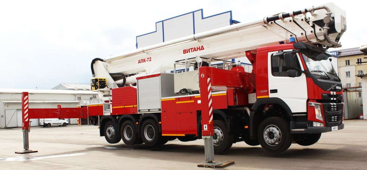 Пожарный автоподъемник АПК-72