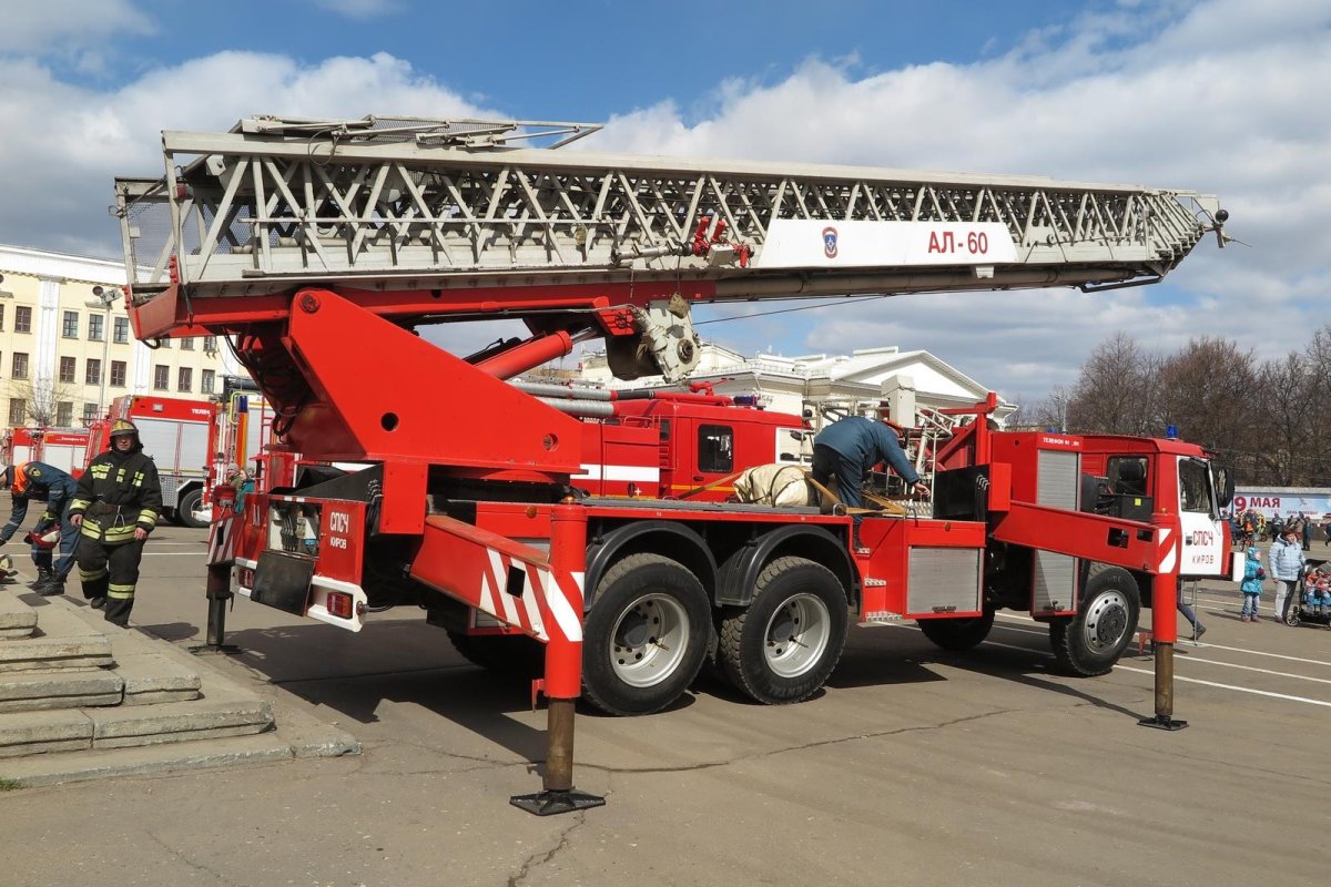 Пожарная автолестница ал-60 Татра