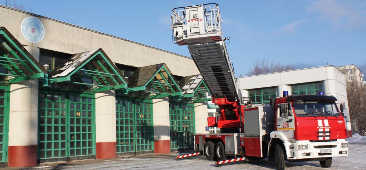 Пожарная автолестница ал-55