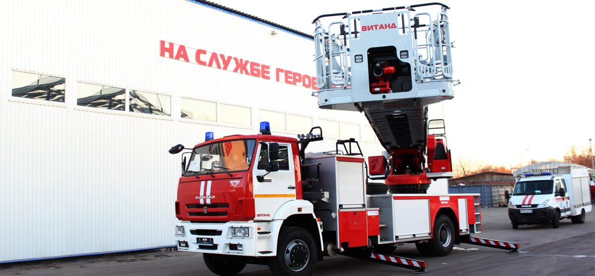 КАМАЗ автолестница ал-55