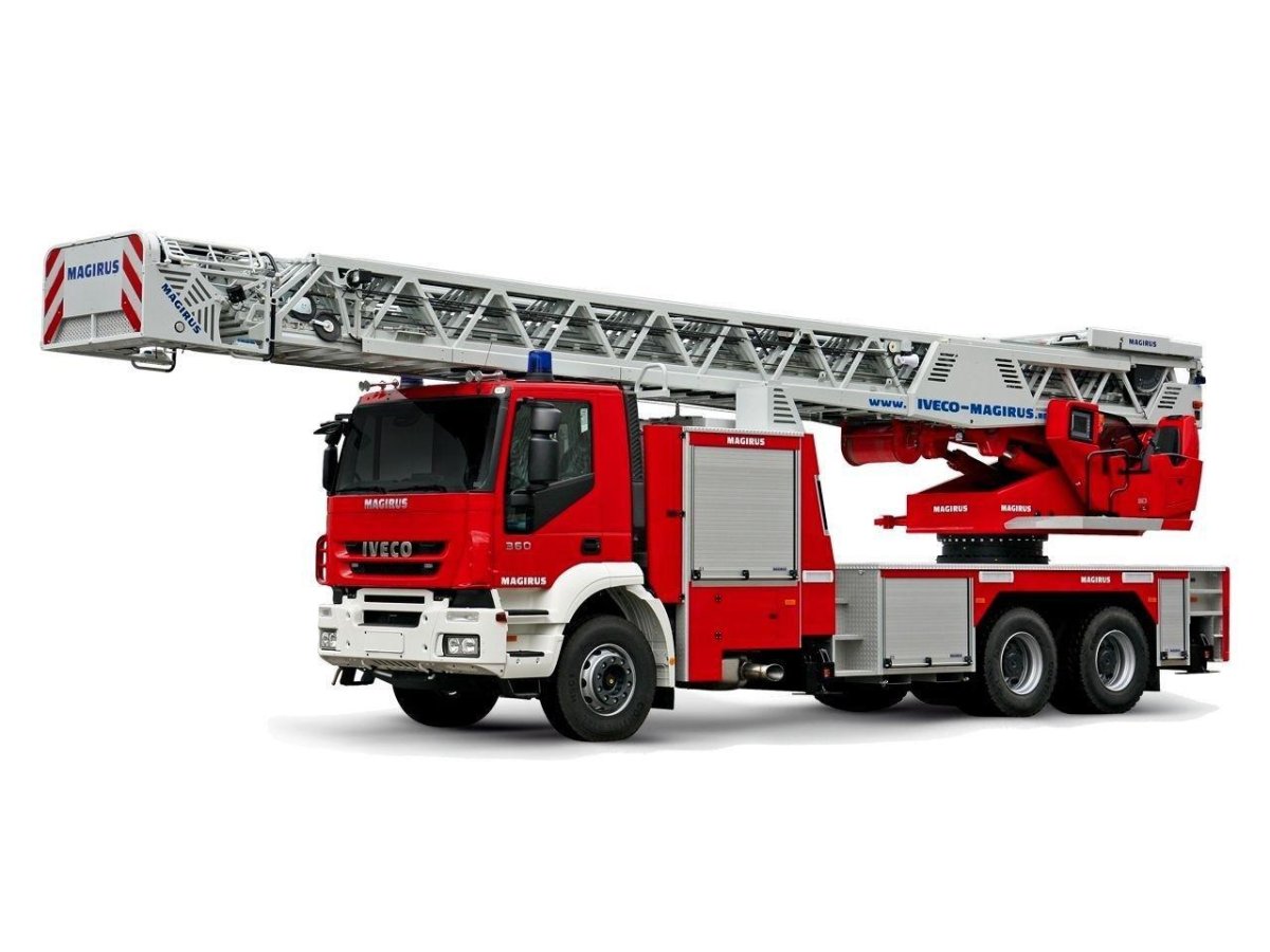 Автолестница пожарная магирус