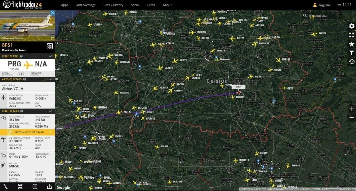 Эшелоны полета самолетов