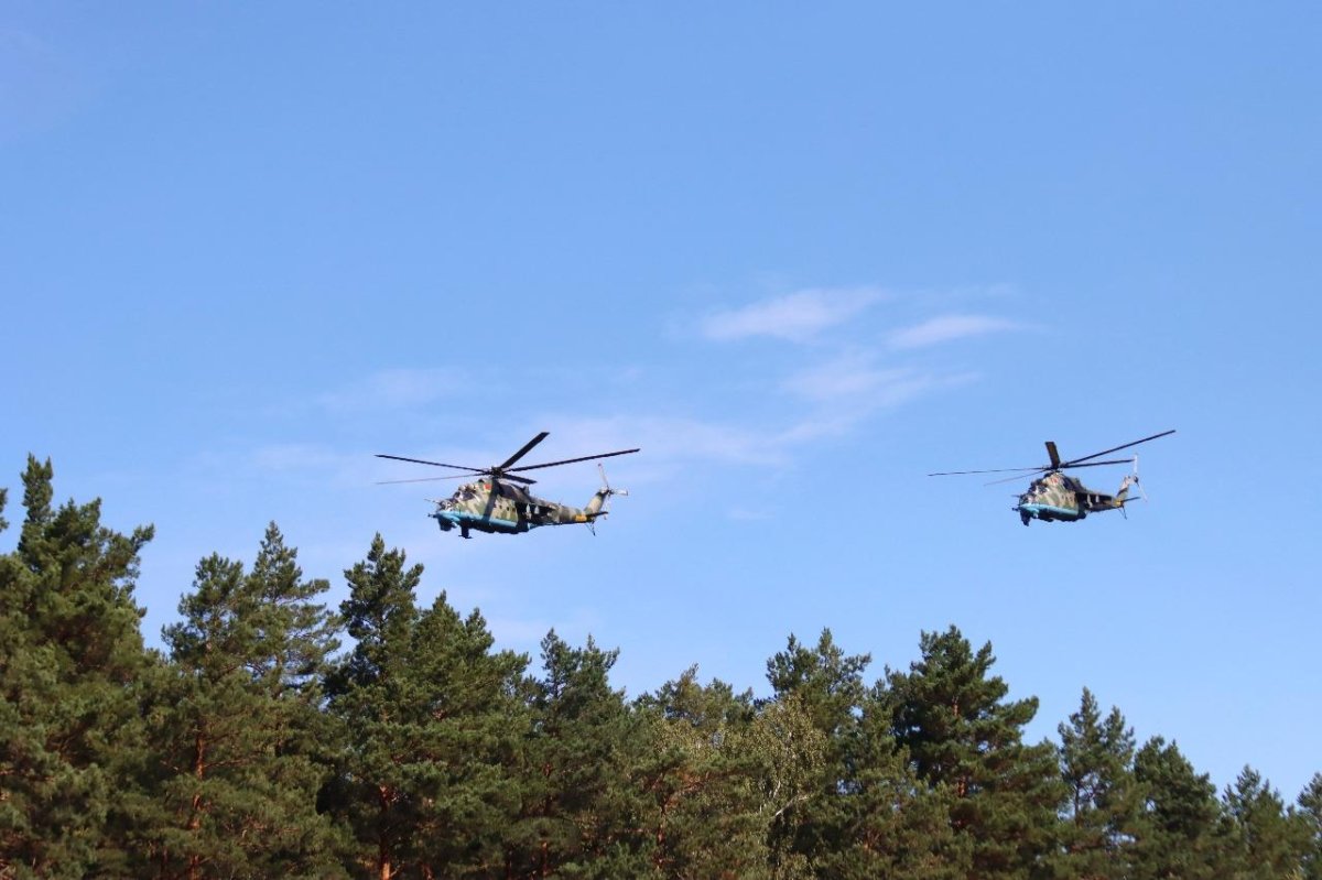 Вертолеты над Белгородом