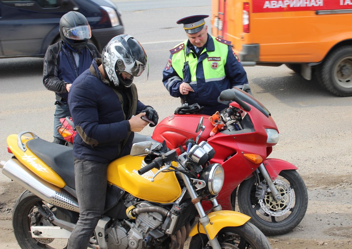 Операция мотоцикл ГИБДД