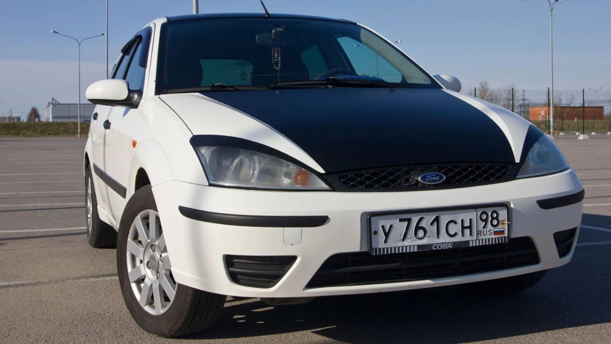 Форд фокус 1 белый