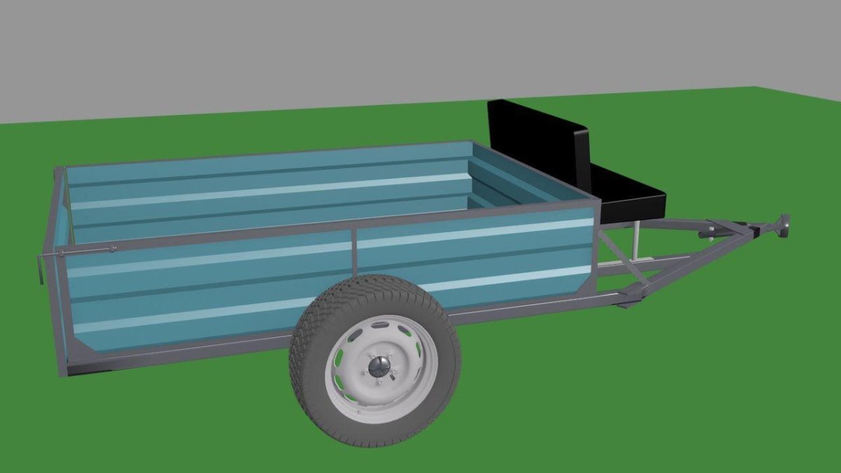 Тележка для мотоблока qpt170