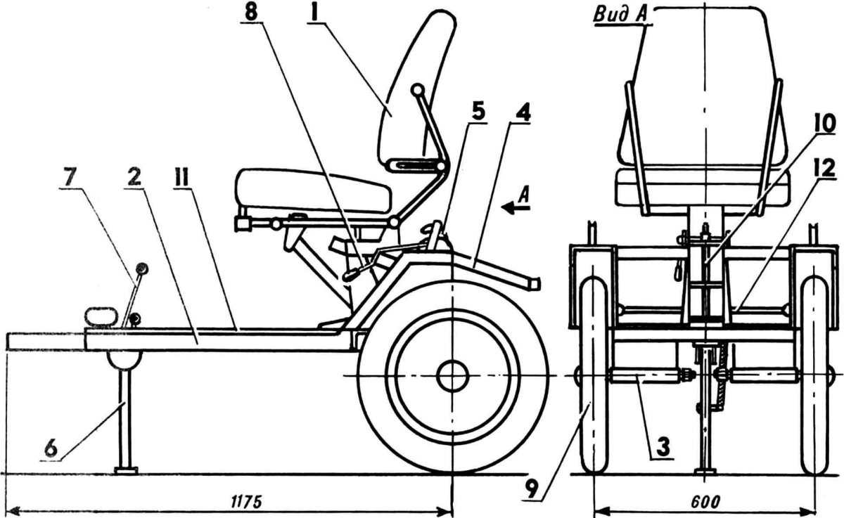 Чертежи адаптера для мотоблока Нева МБ-2