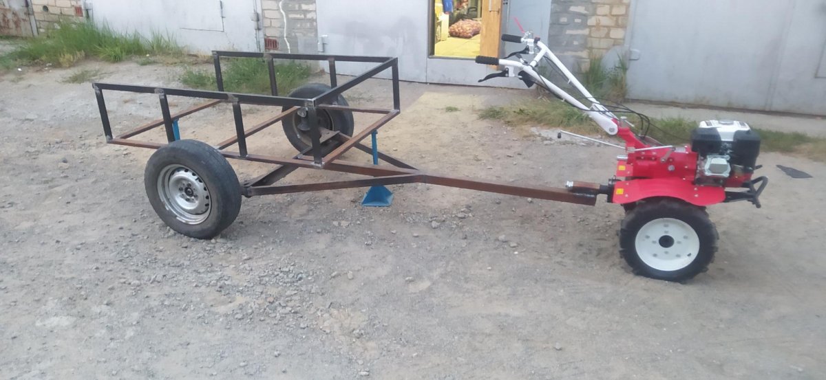 Телега для мотоблока своими руками