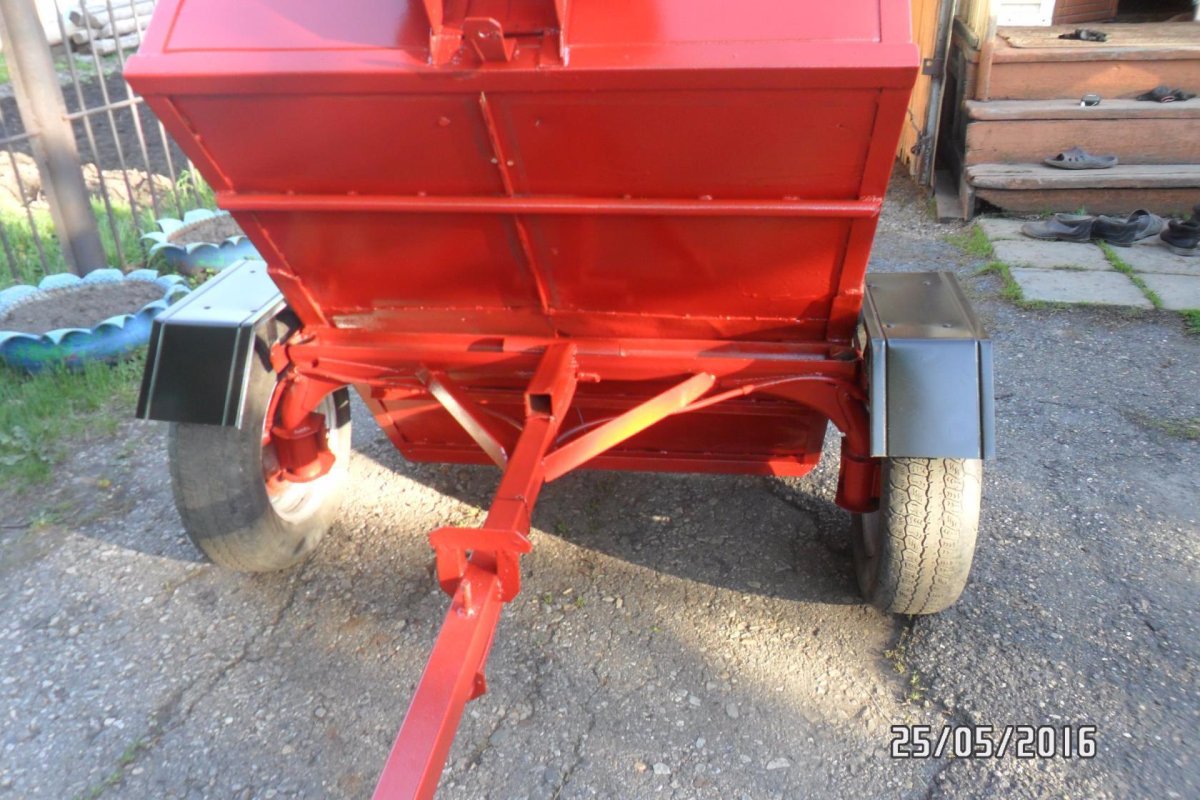 Прицеп для мотоблока с задней балки ВАЗ 2109