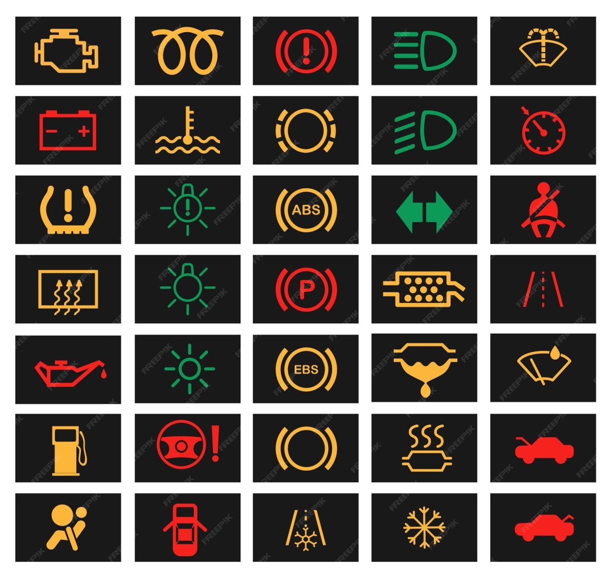 Индикаторы приборной панели погрузчика Тойота