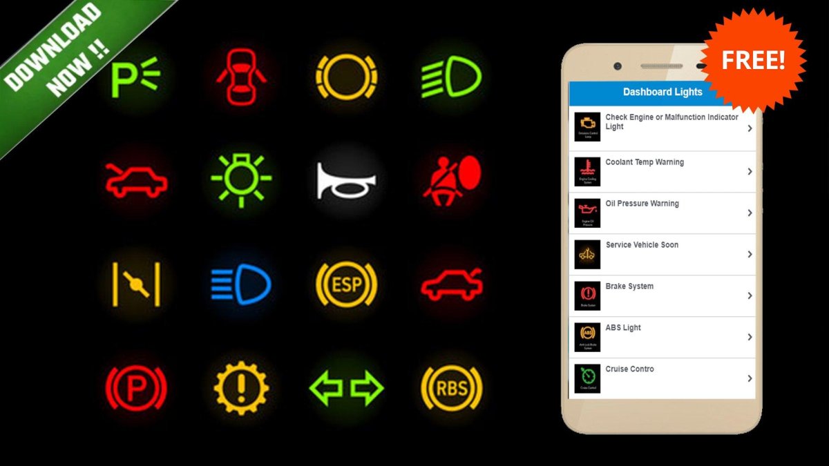 Индикатор габаритных огней на приборной панели