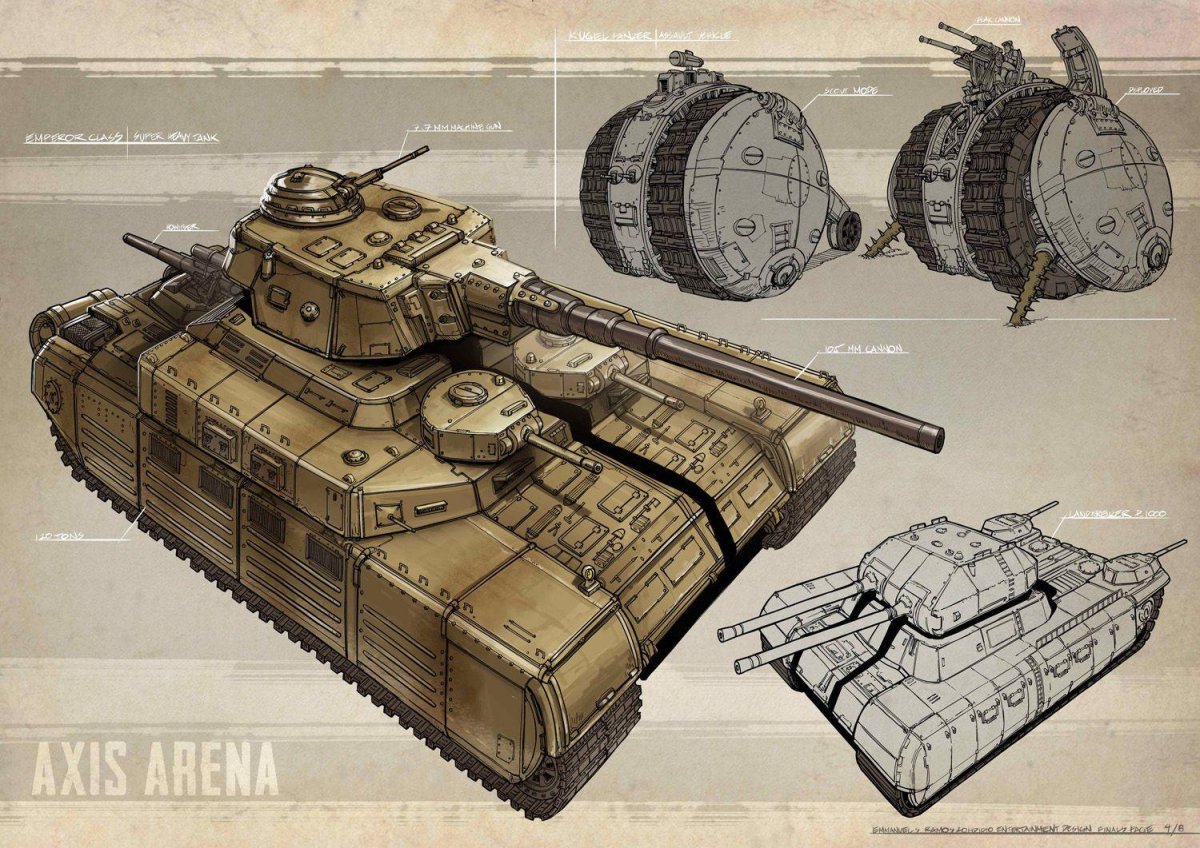 Сверх тяжёлый танк дизельпагк