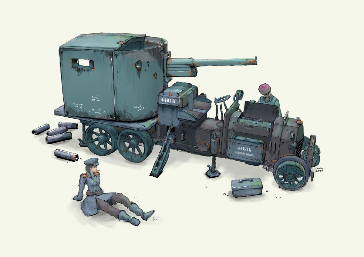 Шагоходы дизельпанк первой мировой войны