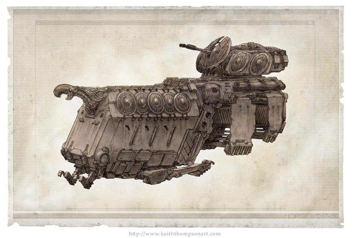 Дизельпанк Кейта Томпсона артиллерия