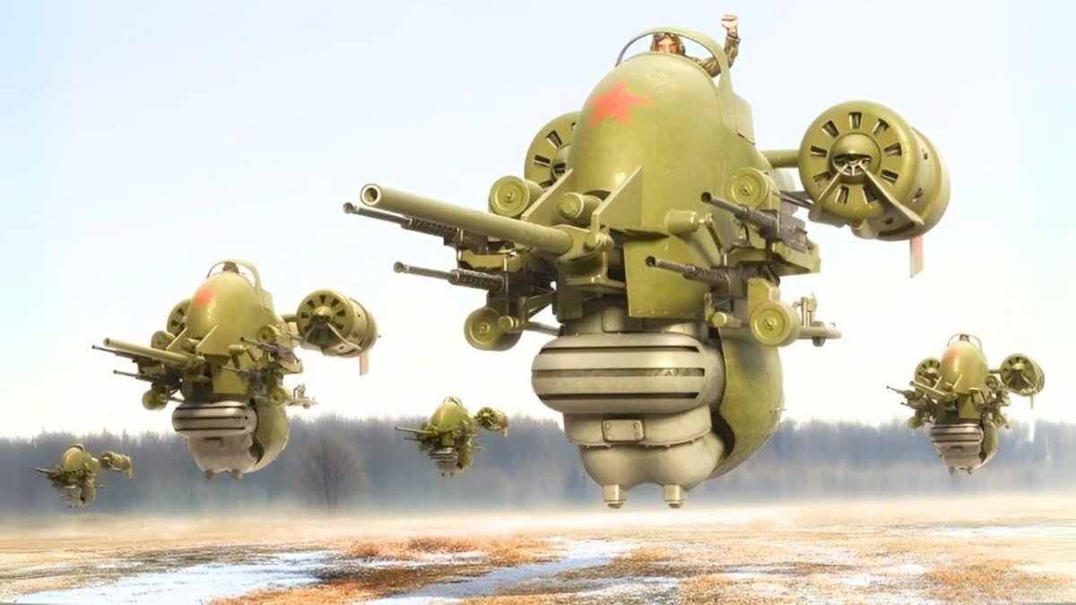 Шагоходы дизельпанк