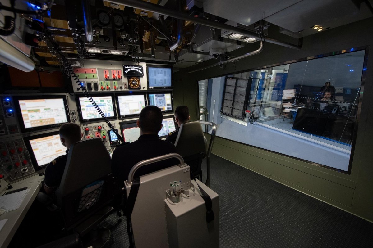 Тренажер французской подводной лодки проекта Barracuda