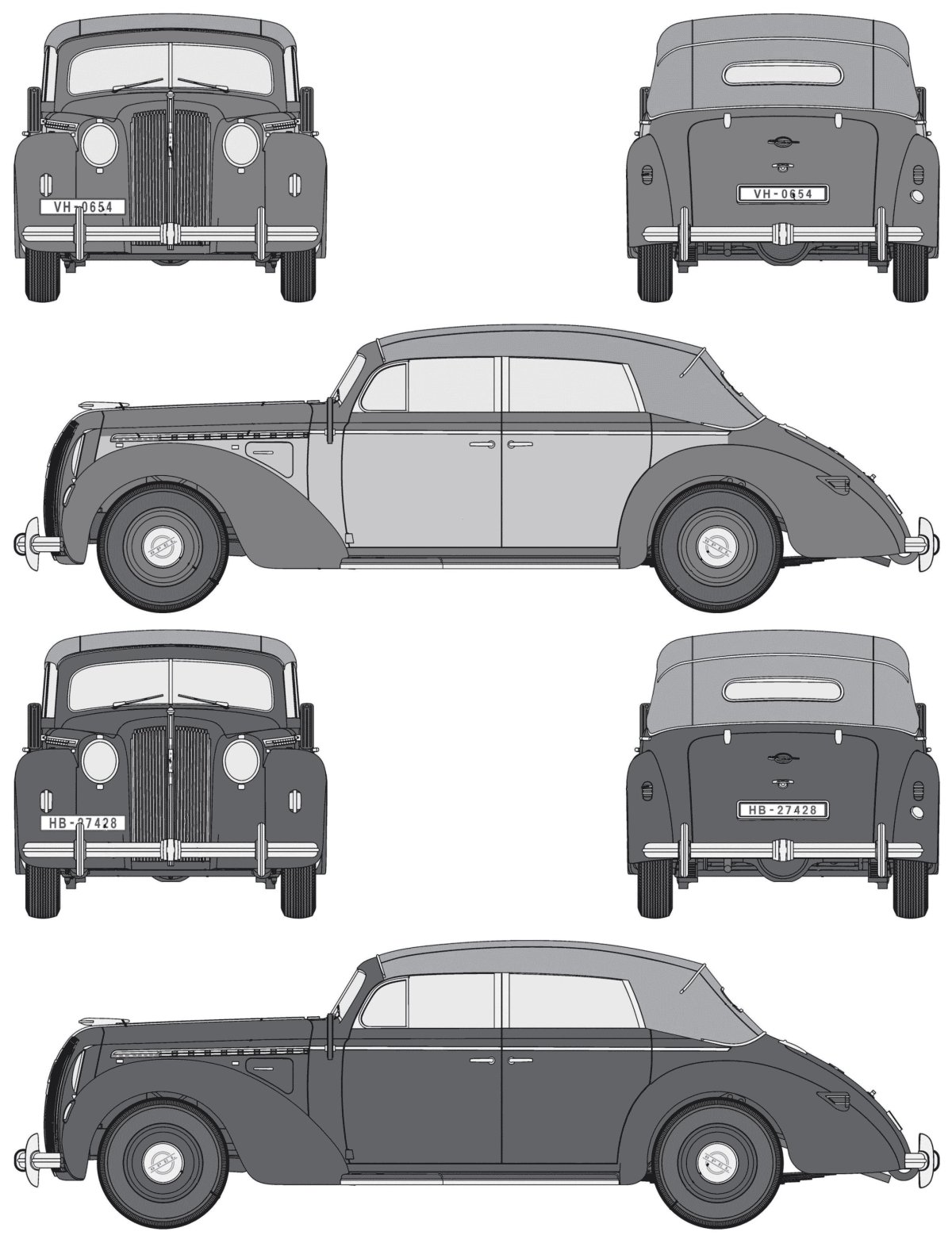 Опель Адмирал 1938