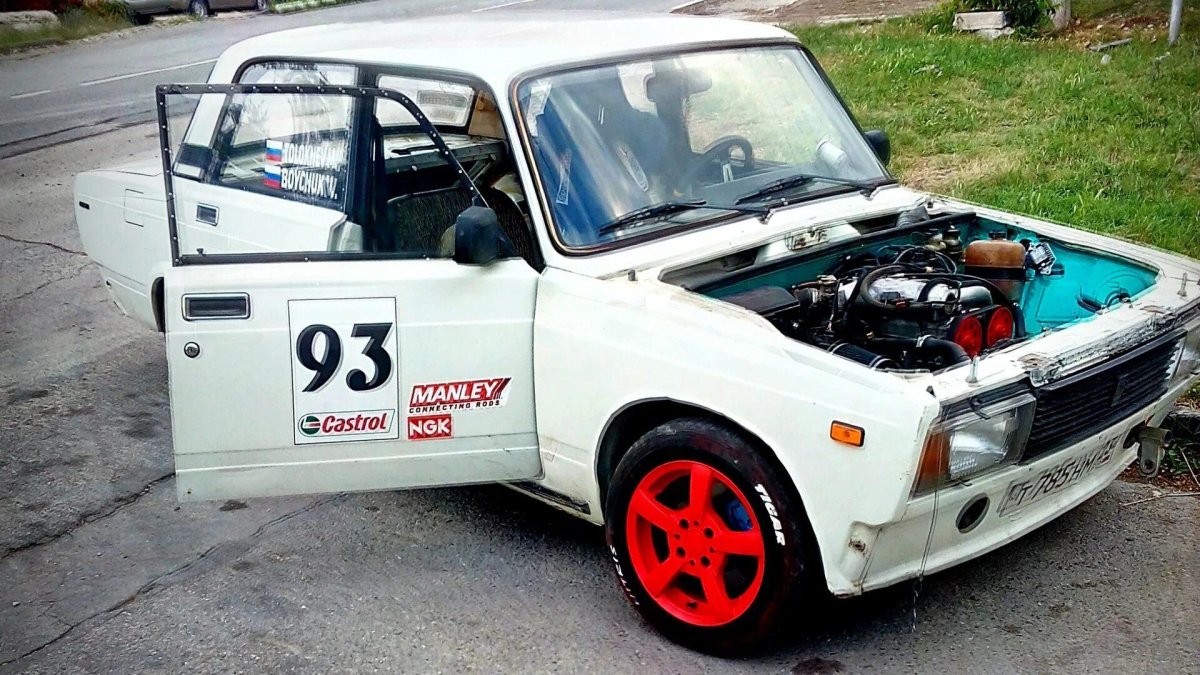 ВАЗ 2107 дрифт корч