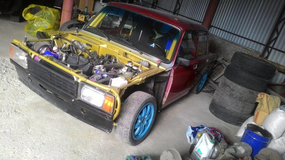 ВАЗ 2107 дрифт корч