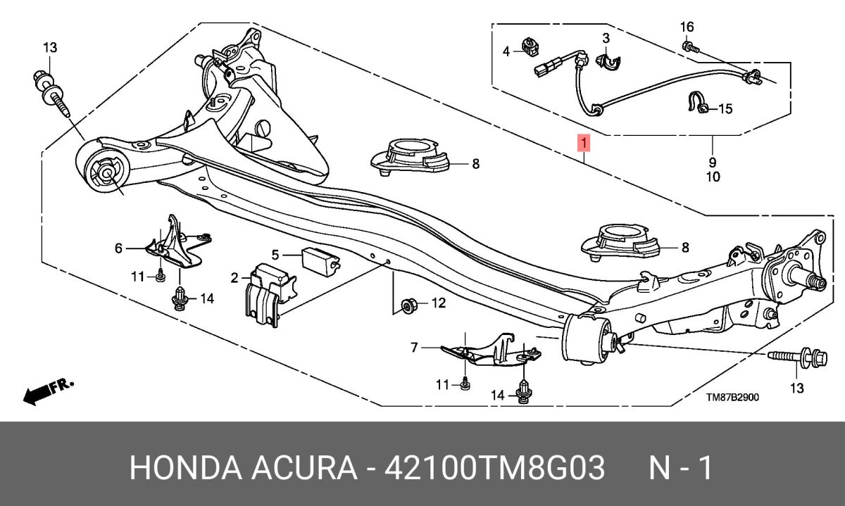 Подвеска Хонда фит gd1 схема