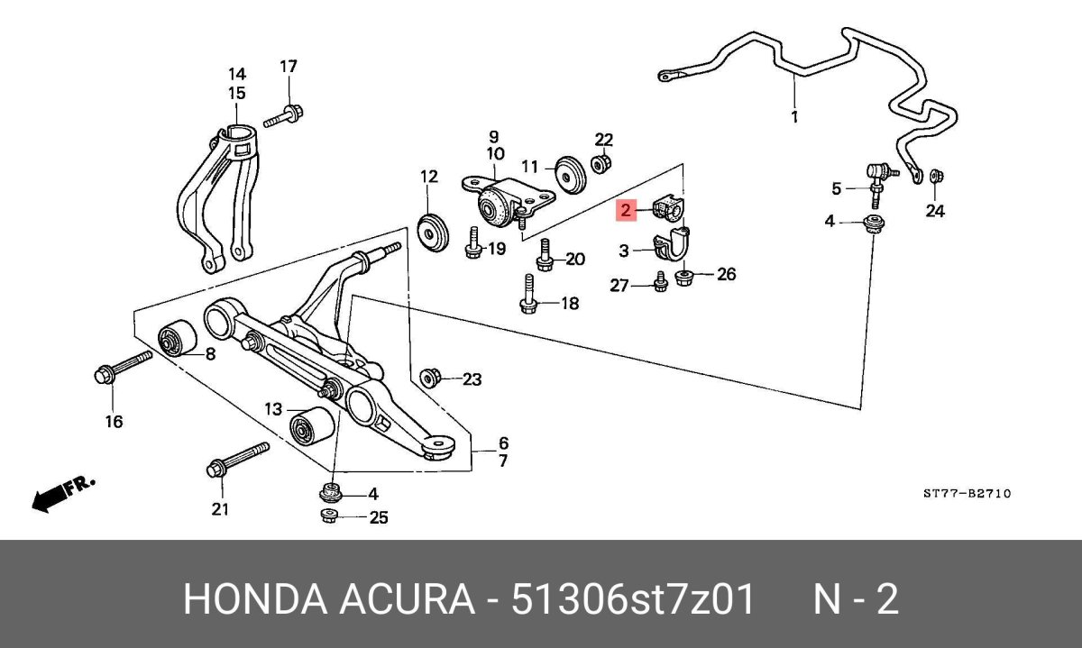 Передняя подвеска Хонда СРВ 3