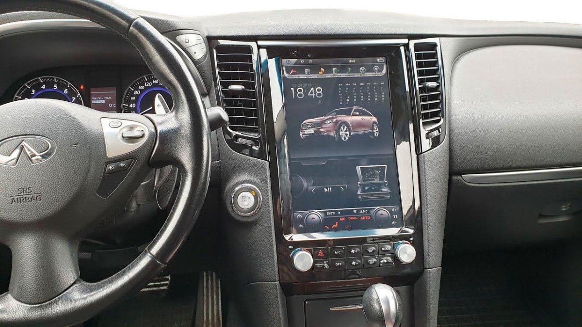 Infiniti fx35 Tesla магнитола