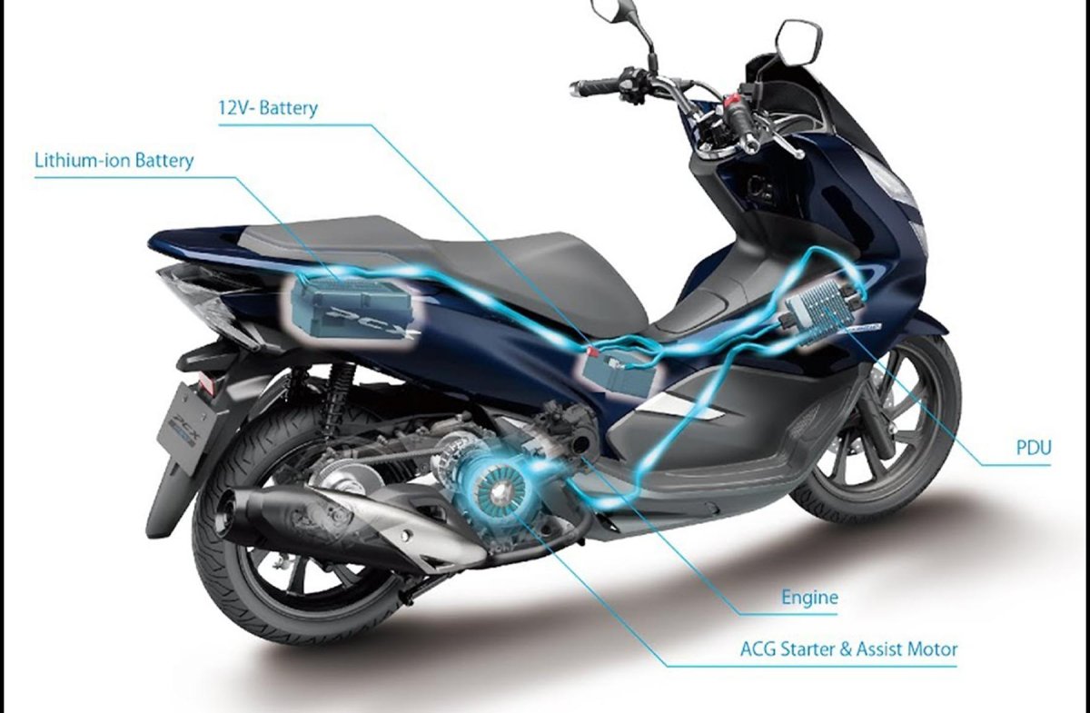 Скутер PCX гибрид