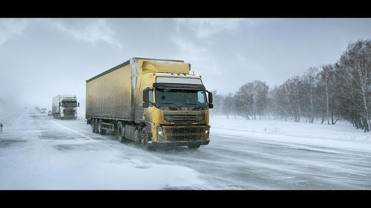 Грузовик зимой