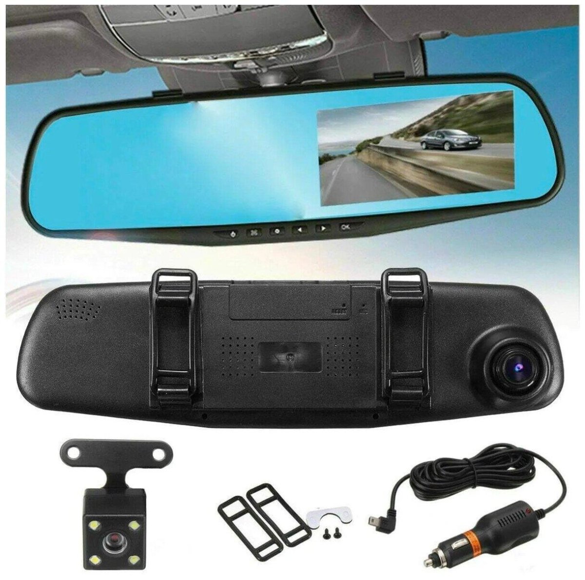 Зеркало-видеорегистратор vehicle Blackbox