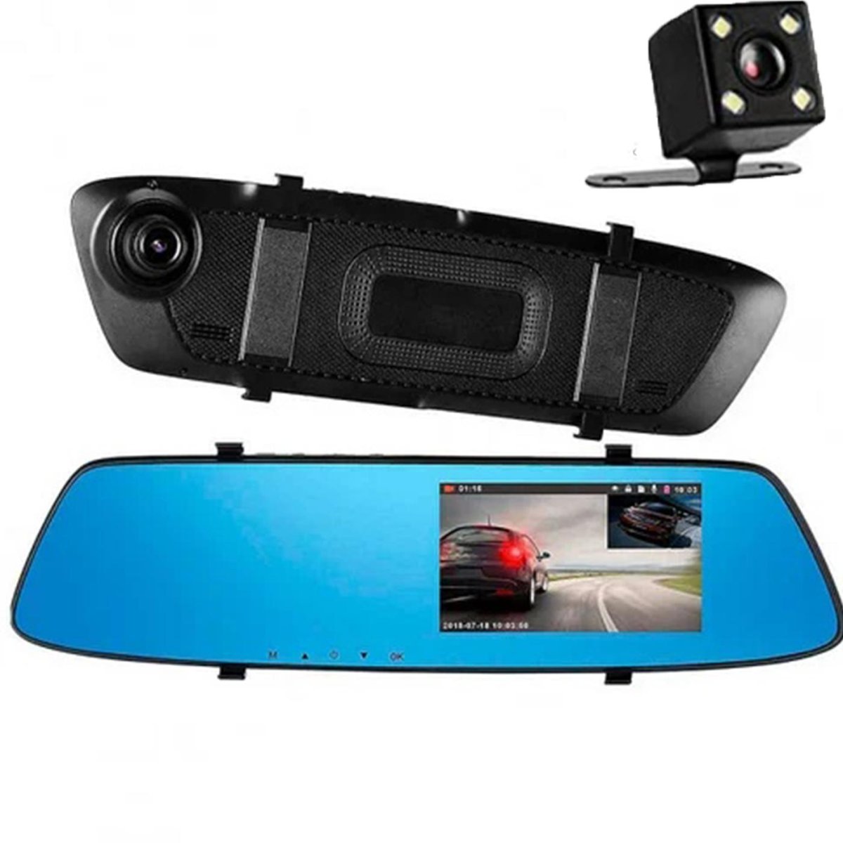 Видеорегистратор зеркало vehicle Blackbox DVR Full HD 1080