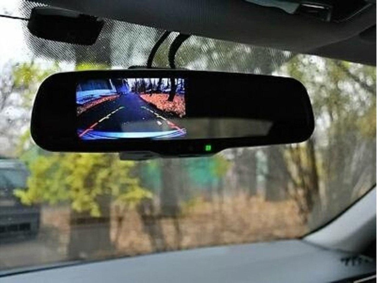 Зеркало регистратор с камерой заднего вида т150