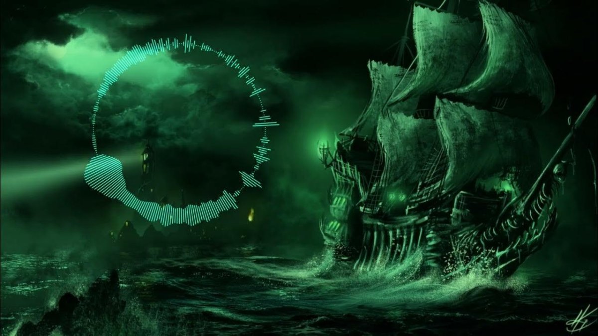 Летучий голландец корабль призрак пираты Карибского моря