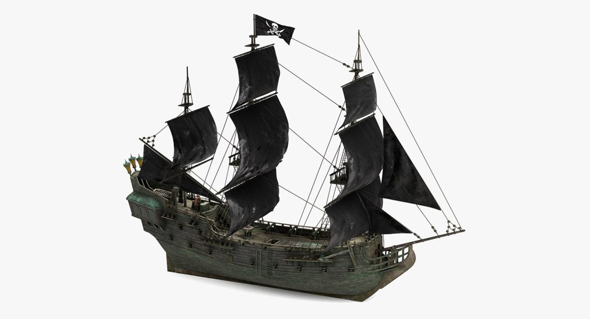 Чёрная Жемчужина корабль пираты Карибского моря