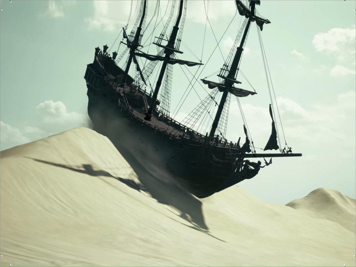 Корабль из пиратов Карибского моря черная Жемчужина