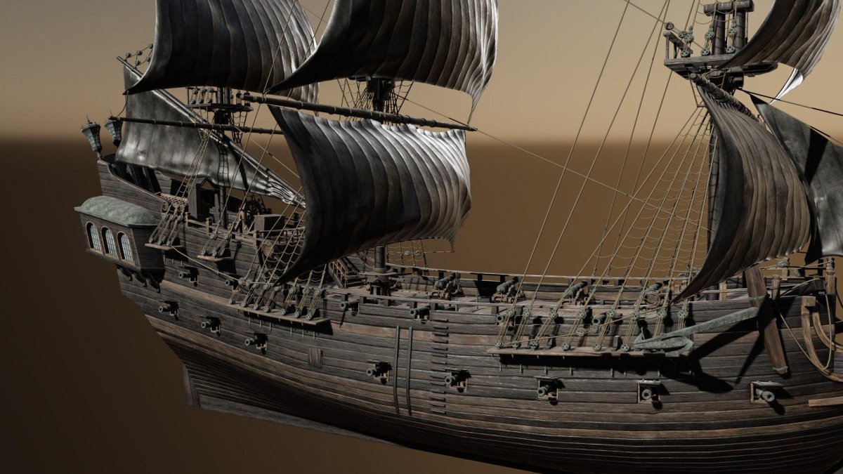 Галеон черная Жемчужина