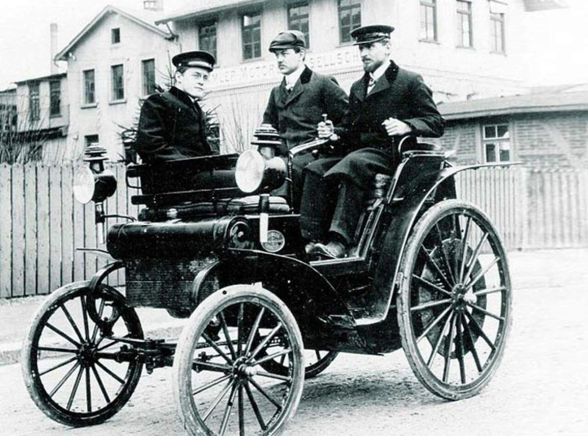 Карл Бенц, Готлиб Даймлер и Вильгельм Майбах