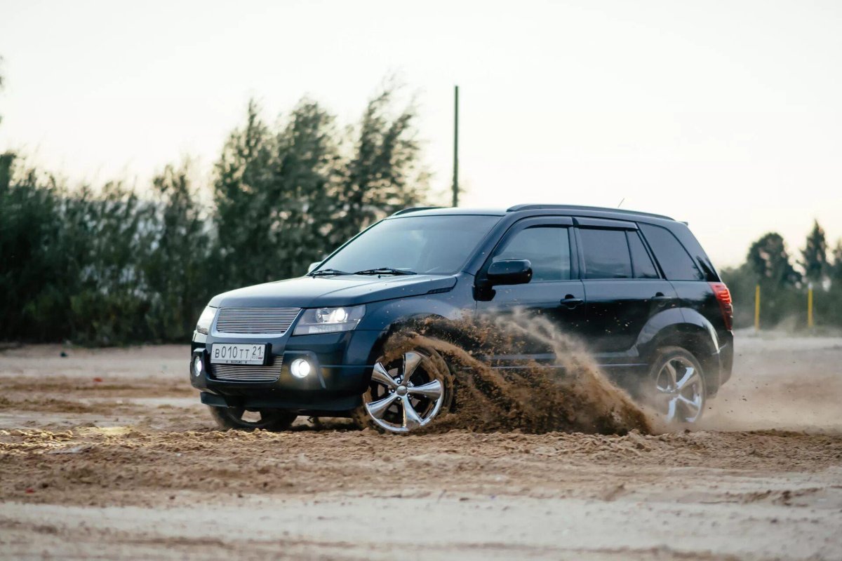 Suzuki Grand Vitara 2008 Tuning Black