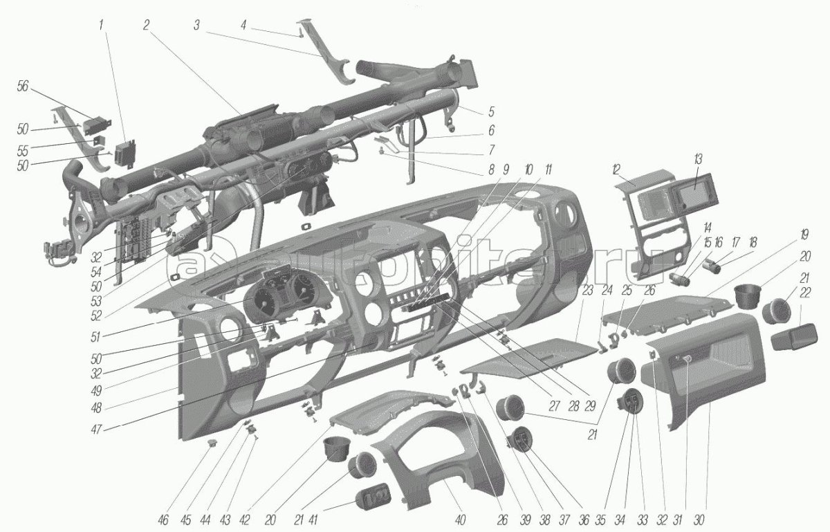 A21r23-5325026 панель приборов
