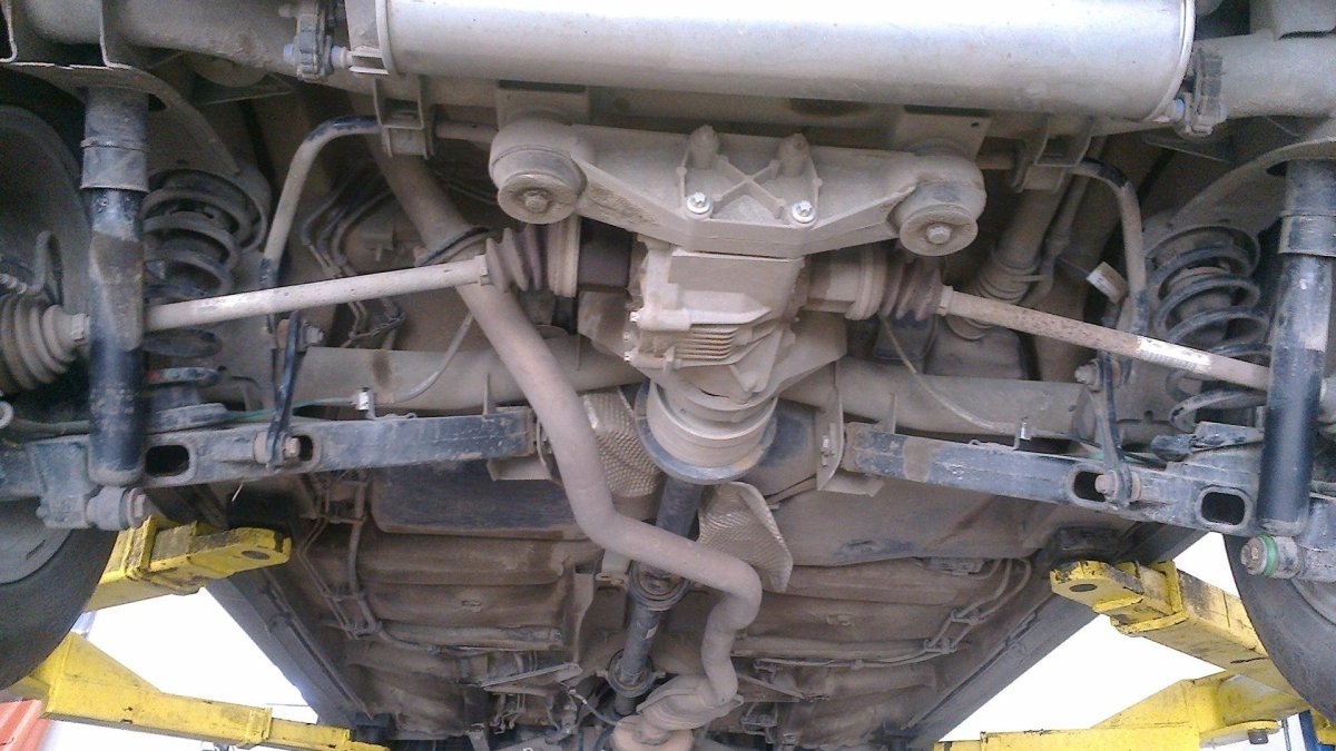 Рено Сценик rx4 вид снизу