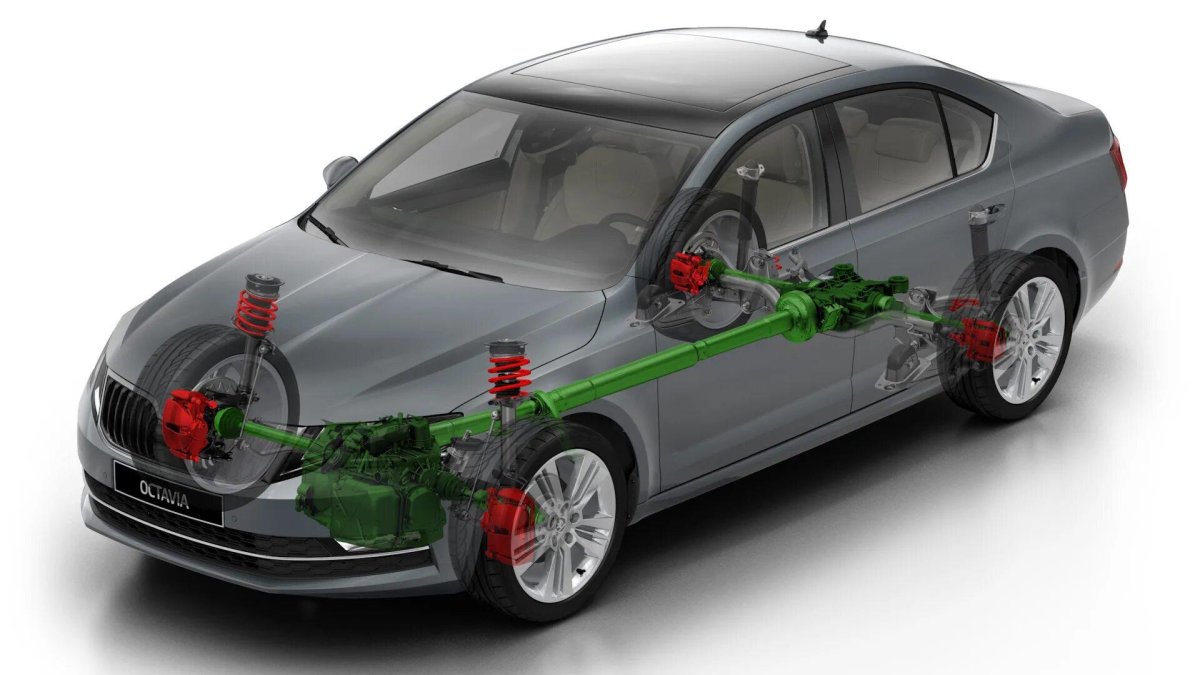 Заднеприводная Шкода Октавия