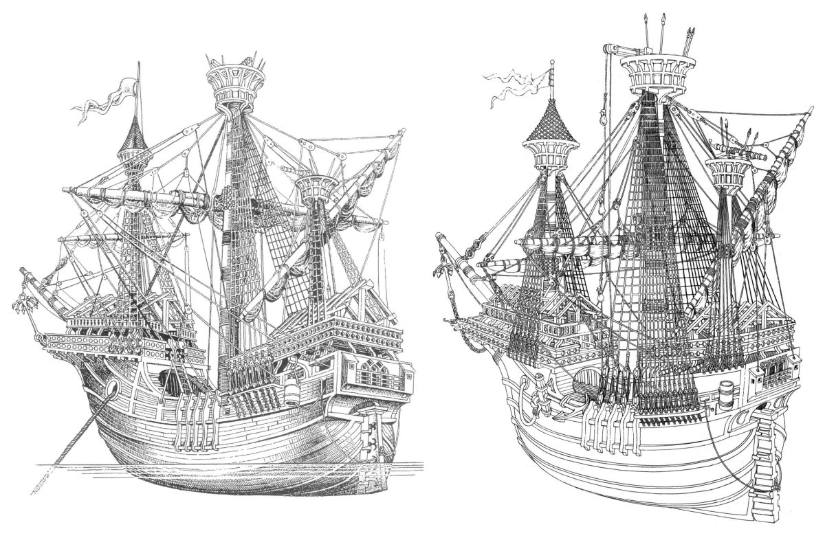 Каракка - Галеон.