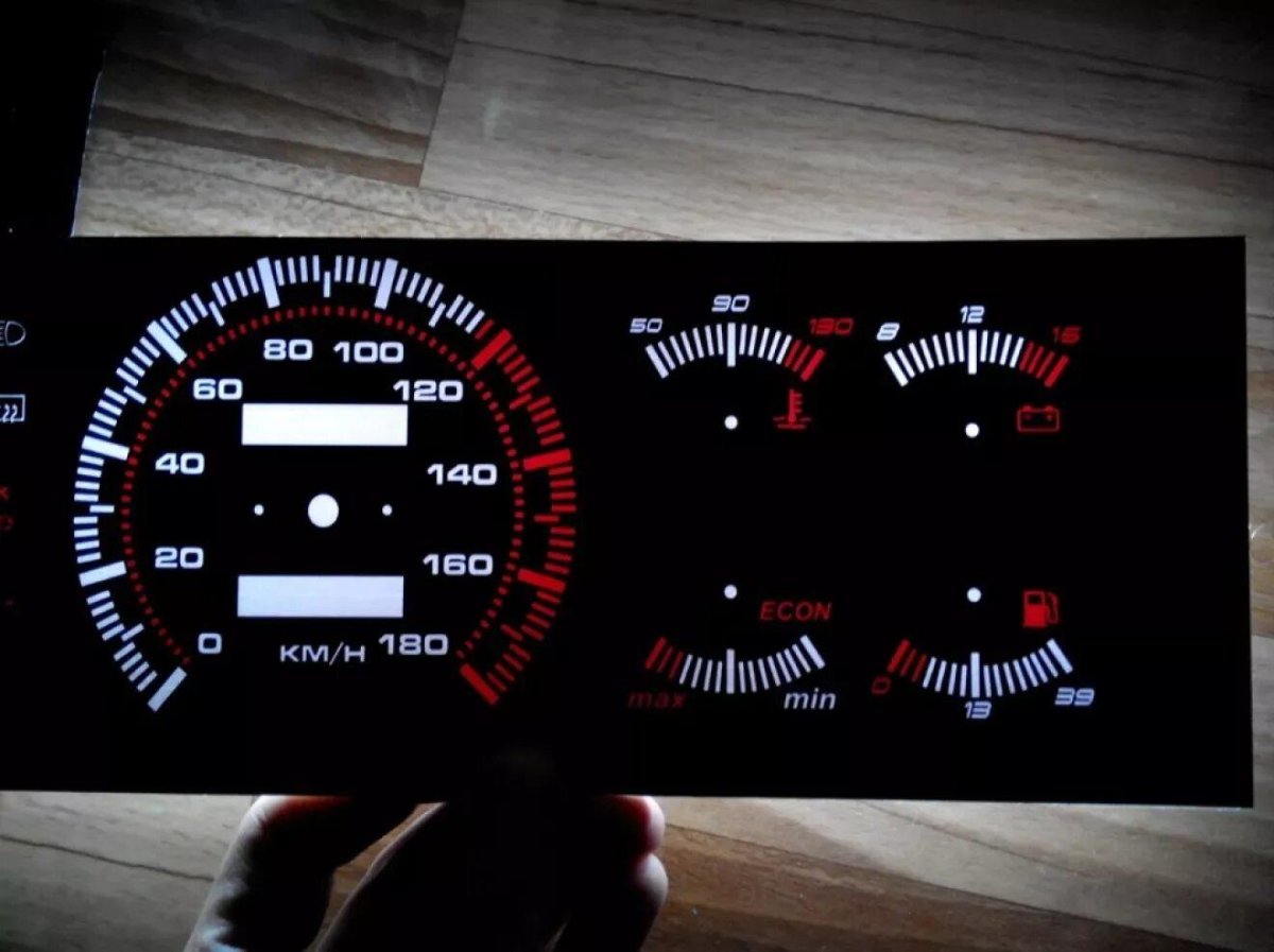 Шкалы панели приборов ВАЗ 2109