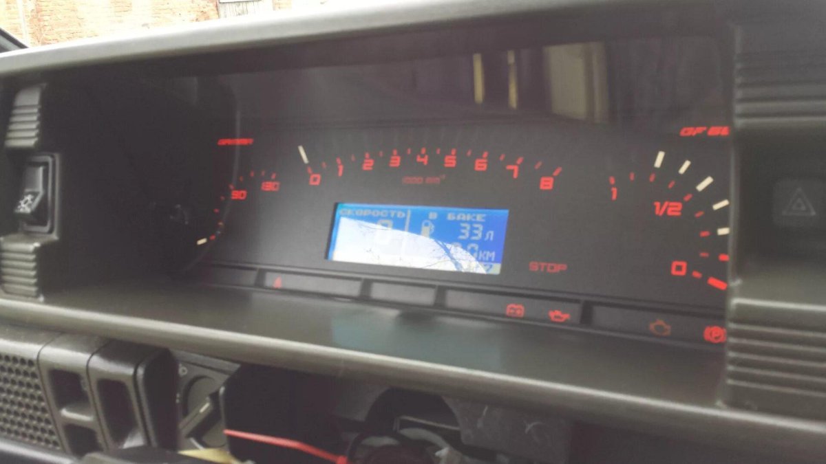 Бортовой компьютер ВАЗ 2109 высокая панель